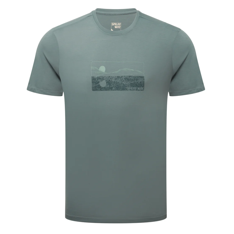 Sprayway Mens Mirror Tee in Balsam Green