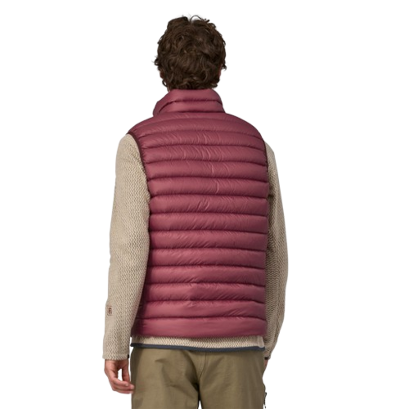 Patagonia Men's Down Sweater Vest in Carmine Red-2