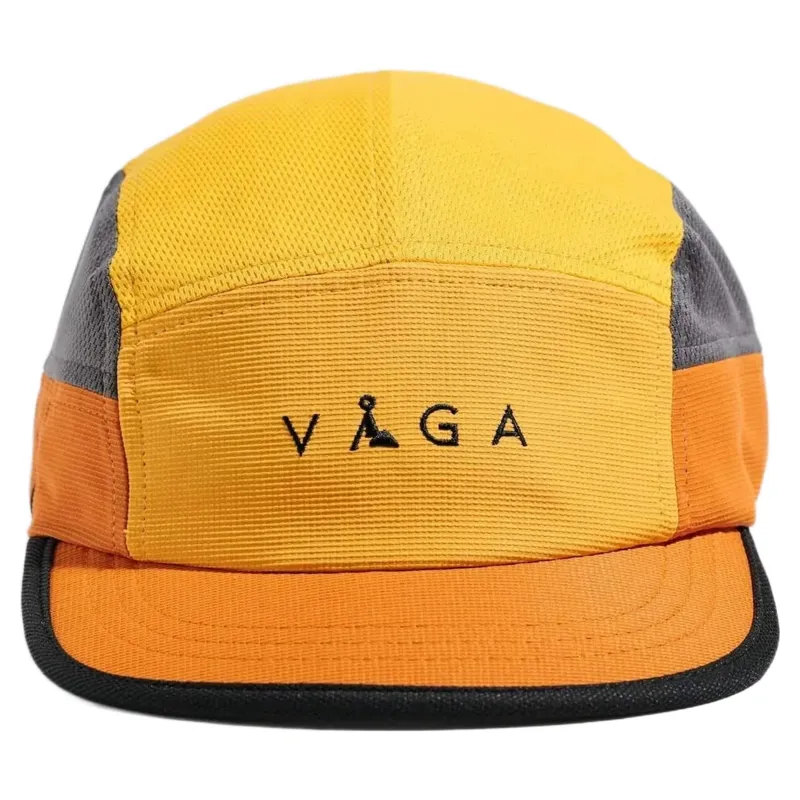 Vaga Club Cap Medium / Large in Yellow / Amber / Charcoal