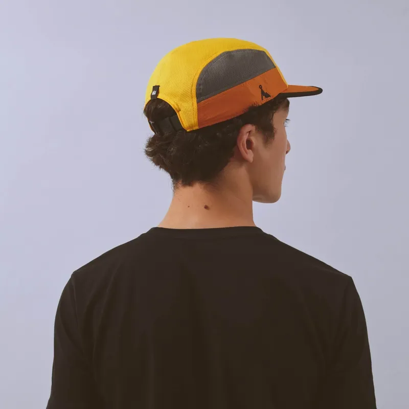 Vaga Club Cap Medium / Large in Yellow / Amber / Charcoal-5