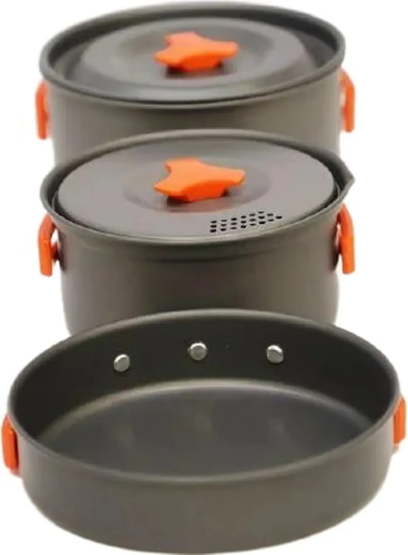Vango Hard Anodised 2 Person Cook Kit in Grey-1