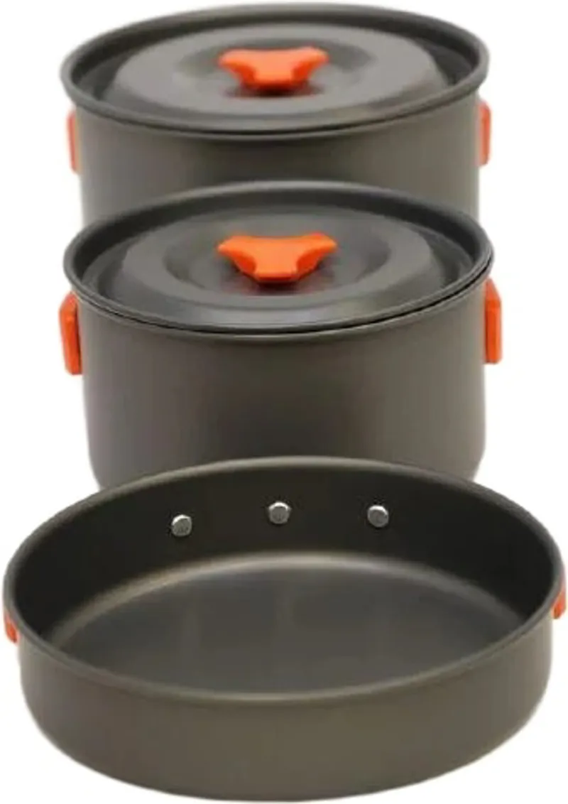 Vango Hard Anodised 4 Person Cook Kit in Grey-1