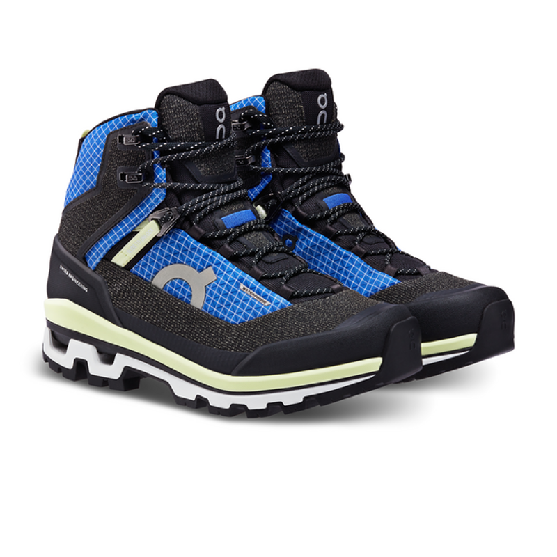 On Cloudalpine Waterproof Men's Boots in Cobalt/Limelight-2