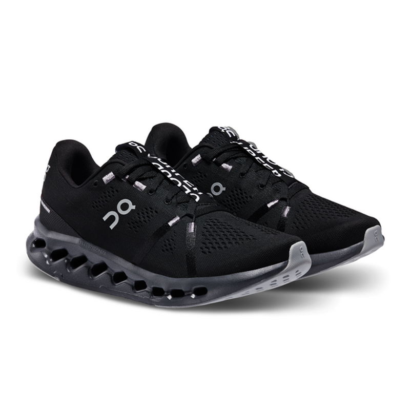 On Cloudsurfer Men's Shoes in All Black-5