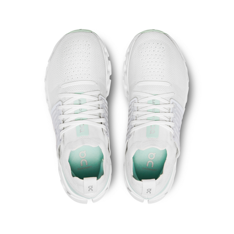 On Cloudswift 3 Women's Shoes in Ivory/Creek-1