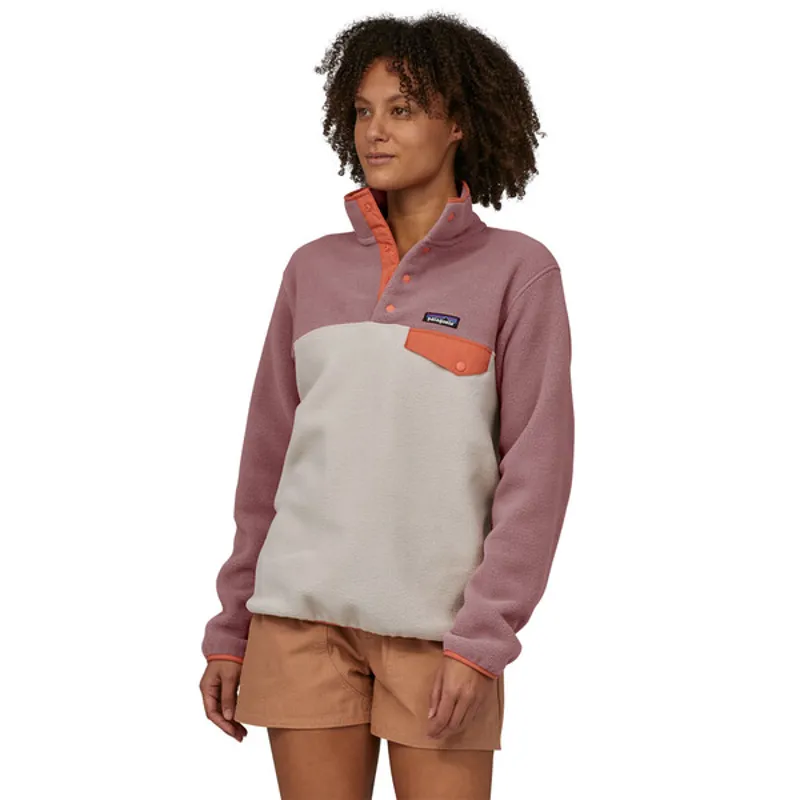 Patagonia Women s LW Synch Snap T P O Fleece in Pumice
