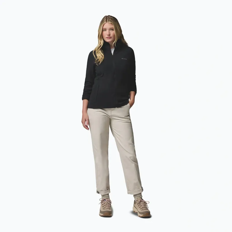 Columbia Womens Star Valley Hooded Full Zip Jacket in Black-1