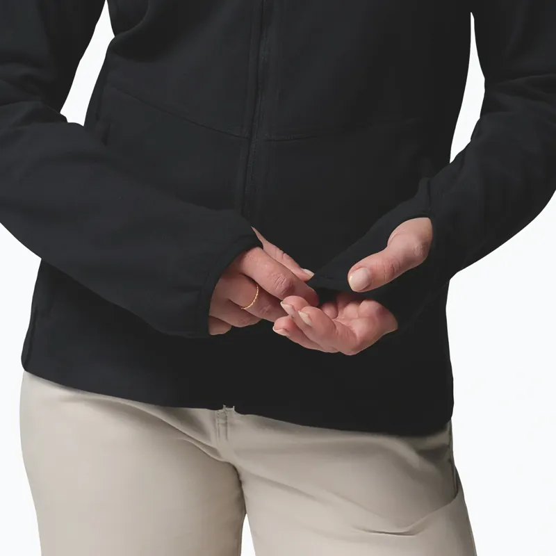 Columbia Womens Star Valley Hooded Full Zip Jacket in Black-6