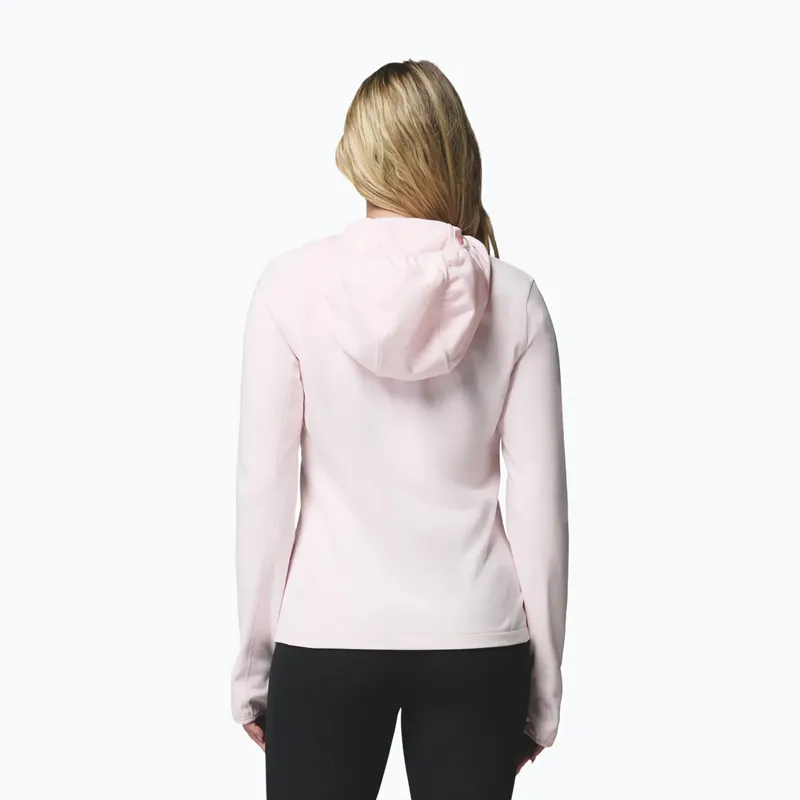 Columbia Womens Star Valley Hooded Full Zip Jacket in Powder Pink-4