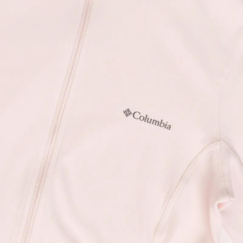 Columbia Womens Star Valley Hooded Full Zip Jacket in Powder Pink-10