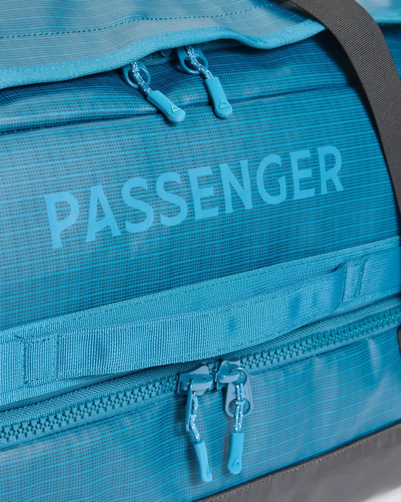Passenger Roamer Recycled 60L Split Duffel Bag in Tidal Blue-7