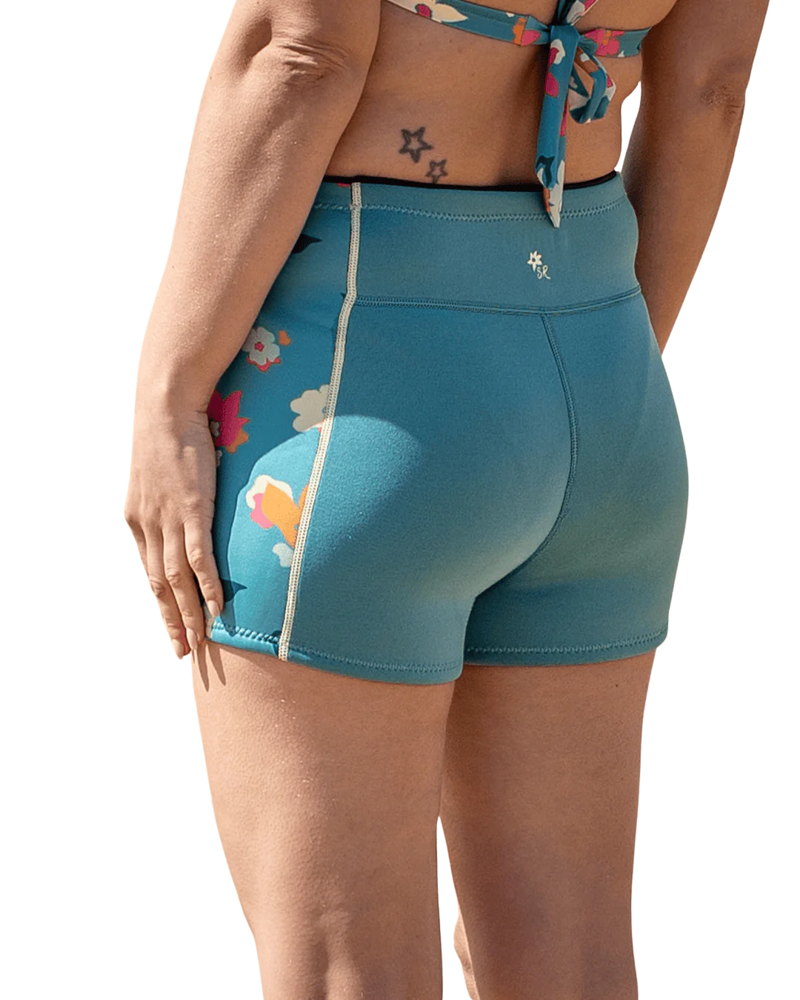 Saltrock Womens Surfdaze Shorts in Blue-1