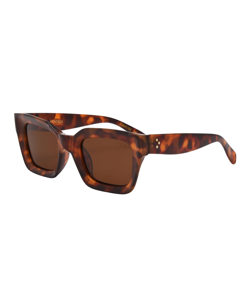 I-Sea Womens Hendrix in Tort with Brown Polarised Lens-1