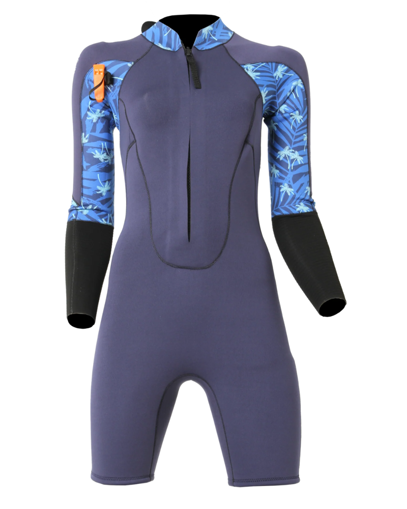 Ocean Step Womens 4/3 Shorty Optimizer Dual Zip in Maldives