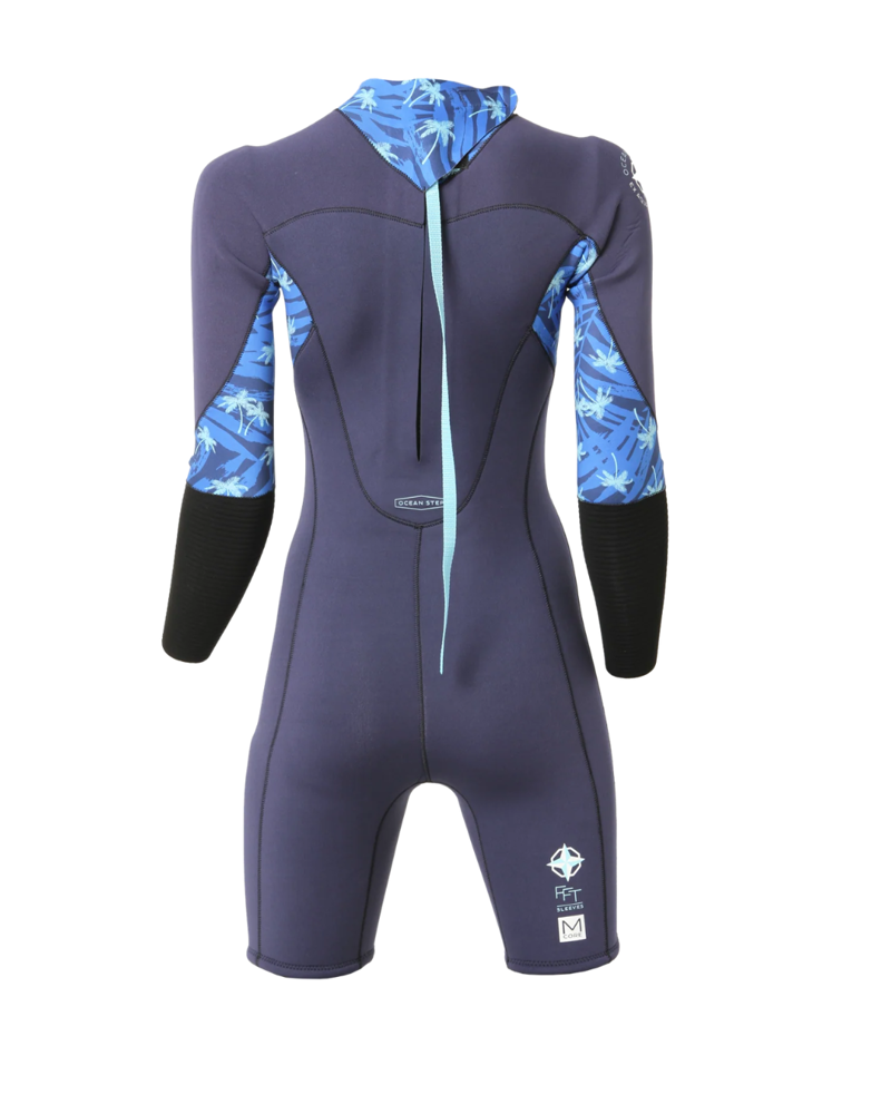 Ocean Step Womens 4/3 Shorty Optimizer Dual Zip in Maldives-1