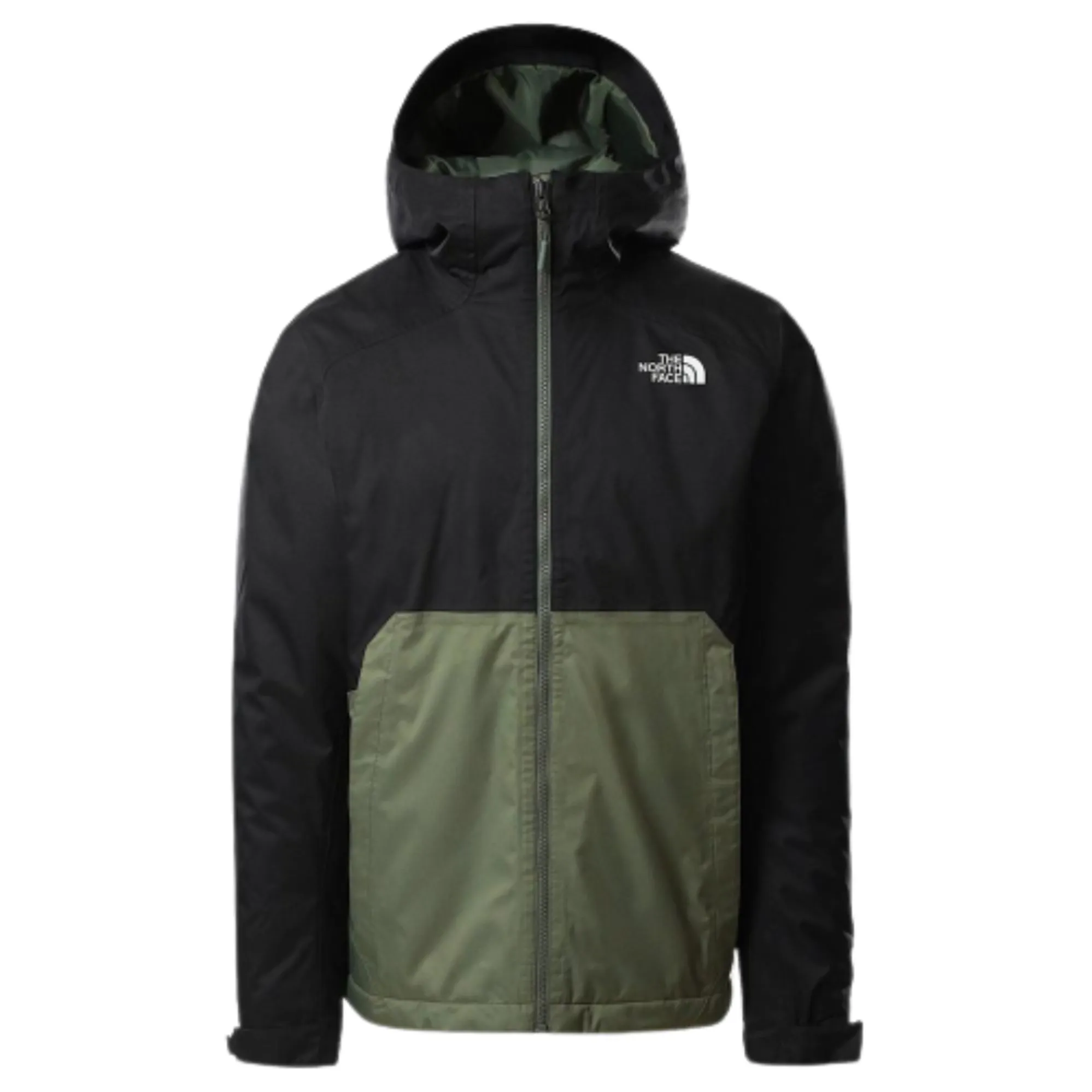 The North Face Men s Millerton Insulated Jacket Thyme TNF Black Small