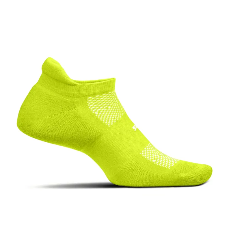 Feetures High Performance Ultra Light No Show Tab in Bio Lime