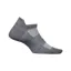 Feetures High Performance Ultra Light No Show Tab in Heather Grey