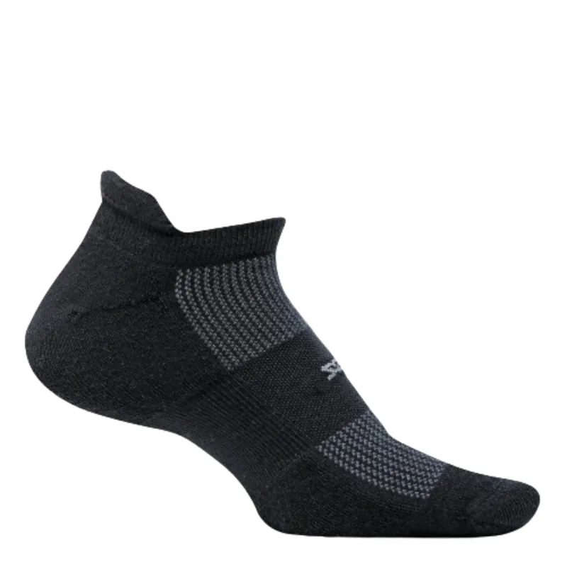 Feetures High Performance Light Cushion No Show Tab in Black