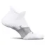 Feetures Merino 10 Cushion No Show Tab in White
