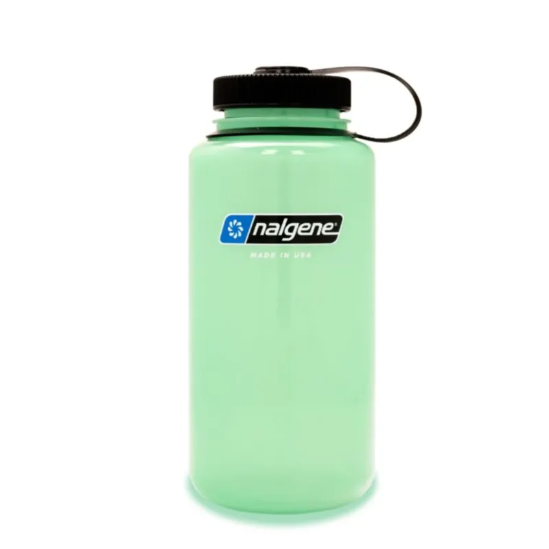 Nalgene Wide Mouth 1L Tritan Sustain in Glow Green