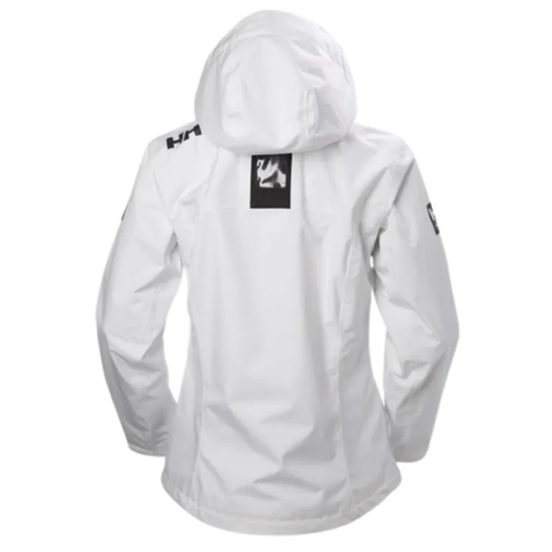 Helly Hansen Womens Crew Hooded Midlayer Jacket 2.0 in Grey Fog-1