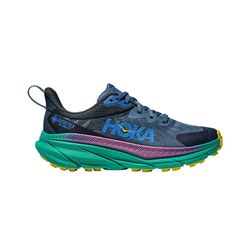 Hoka Mens Challenger ATR 7 GTX in Real Teal / Tech Green