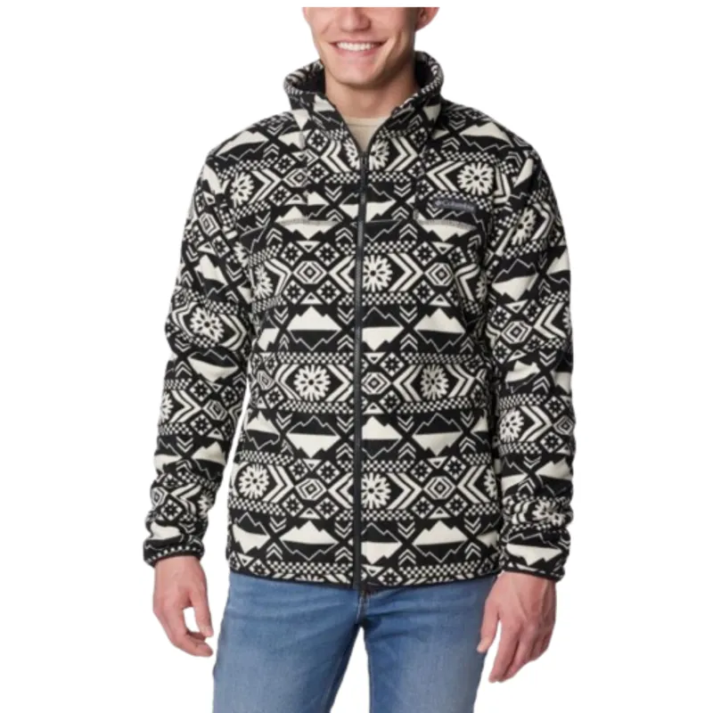 Mens patterned fleece clearance jackets