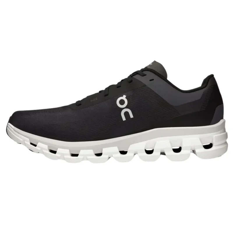 On Mens Cloudflow 4 in Black / White