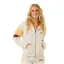 Rip Curl Womens Surf Revival Zip Thru Hoodie in Oatmeal Marle