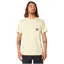 Rip Curl Mens Surf Paradise Badge Tee in Vintage Yellow
