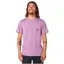 Rip Curl Mens Surf Paradise Badge Tee in Dusty Purple