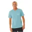 Rip Curl Mens Stapler Tee in Dusty Blue