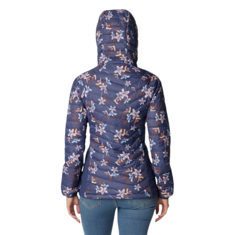 Columbia Womens Powder Pass Hooded Jacket in Nocturnal Tiger-1