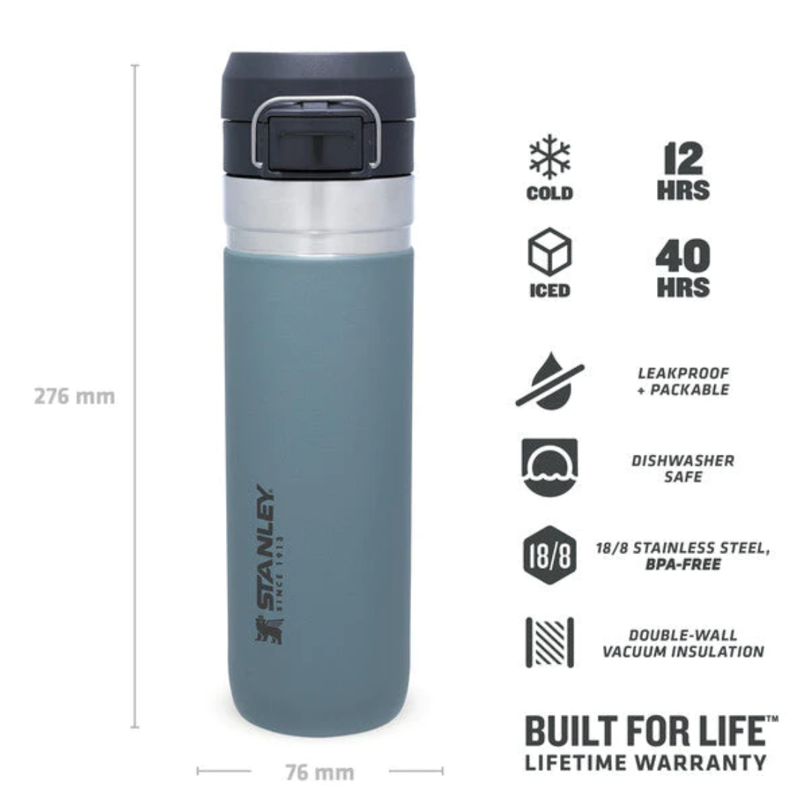 Stanley Quick-Flip Water Bottle 0.7L in Shale-1