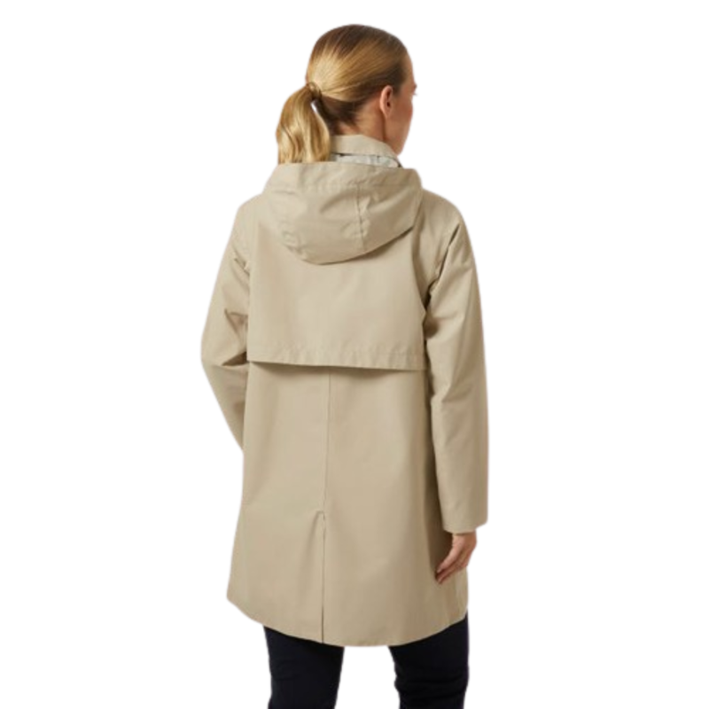 Helly Hansen Womens Lilja Rain Coat in Khaki / Sand-1