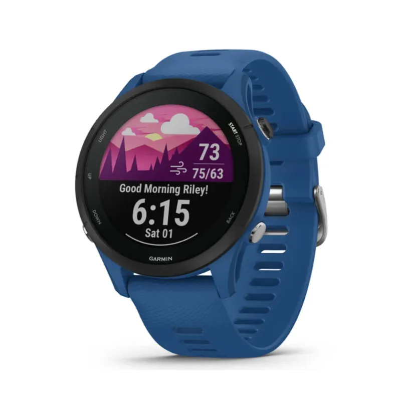 Garmin Forerunner 255 Sports Watch - Tidal Blue