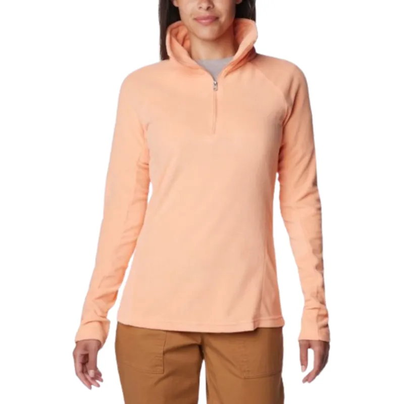 Columbia Womens Glacial IV 1/2 Zip in Apricot Fizz