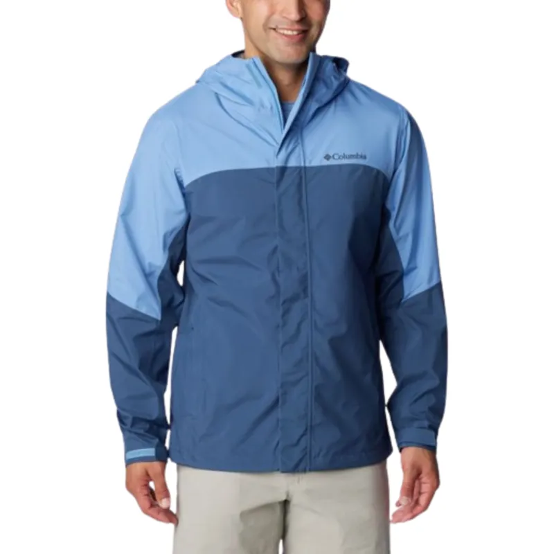 Columbia Mens Wahkeena Falls 3L Shell in Skyler / Dark Mountain