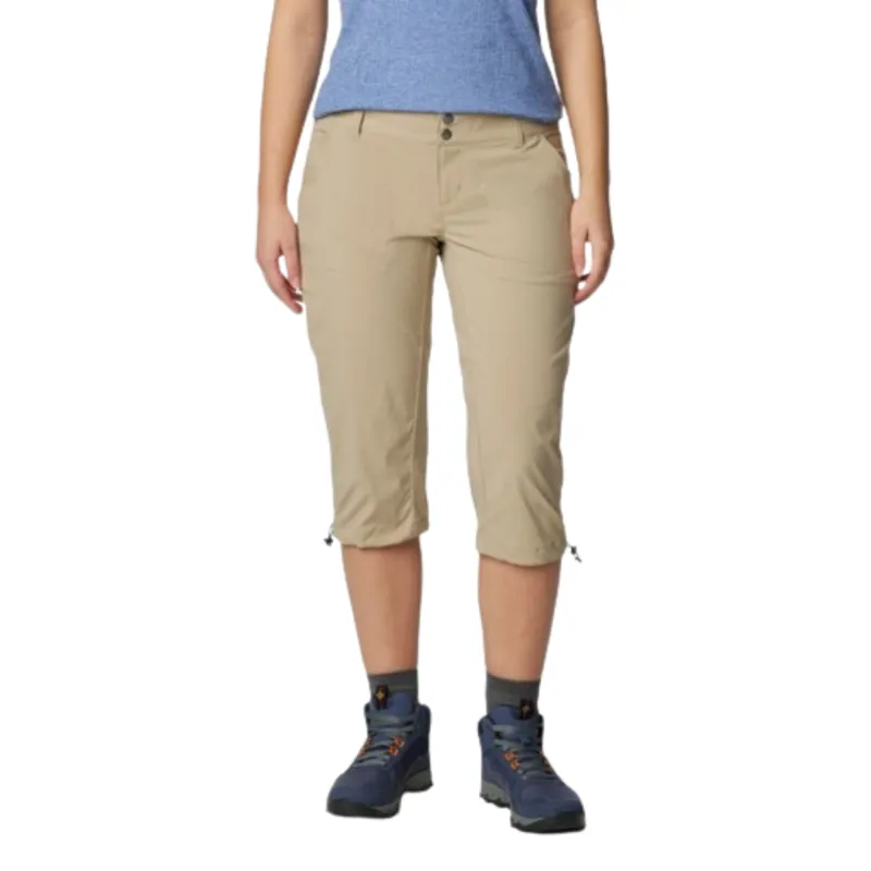 Columbia Womens Saturday Trail II Knee Pant in British Tan