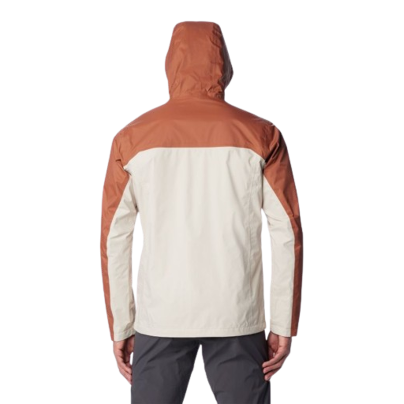 Columbia Mens Pouring Adventure II Jacket in Dark Stone / Auburn-1