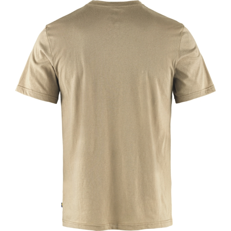Fjallraven Men's Lush Logo T-shirt in Fossil-1