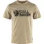 Fjallraven Men's Lush Logo T-shirt in Fossil
