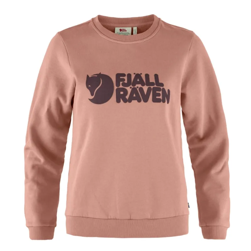 Fjallraven Women's Fjällräven Logo Sweater in Dusty Rose-Port