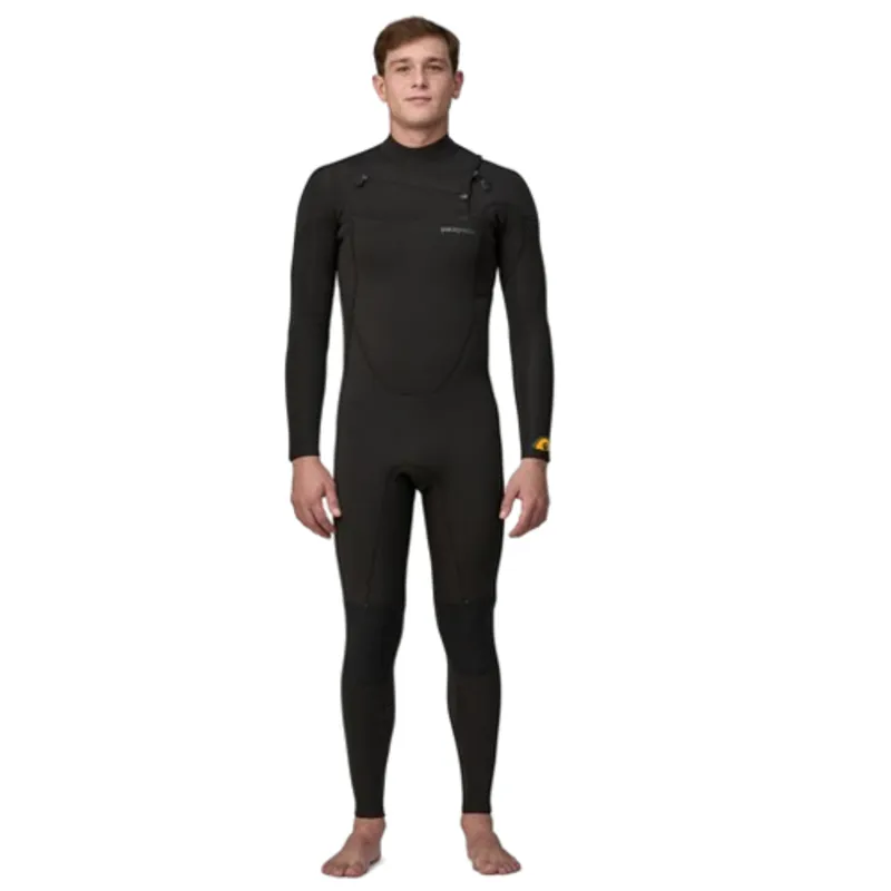 Patagonia Mens R3 Regulator Front Zip Full Suit in Black