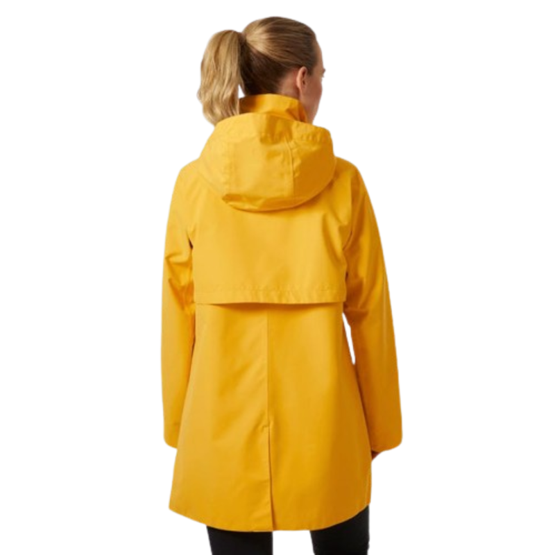 Helly Hansen Womens Lilja Rain Coat in Essential Yellow-1