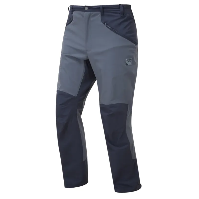 Sprayway Mens Compass Pro Pant Short Length in Turbulence / Blazer
