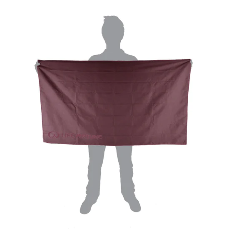 Lifeventure Recycled SoftFibre Trek Towel in Blackcurrant-1