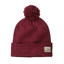 Patagonia Powder Town Recycled Polyester Beanie in 73 Skyline/Carmine Red