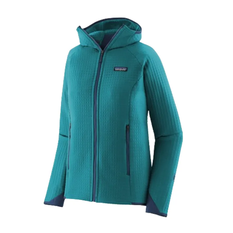 Patagonia Womens R2 TechFace Hoody in Belay Blue